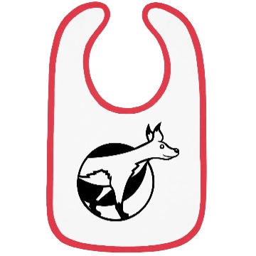 Discover Red Fox Hole Front Side Part Foxhole Go Out Funny Bibs