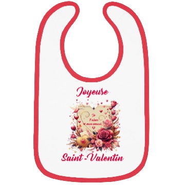 Discover Happy Valentine's day Bibs