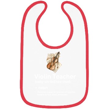 Discover violin teacher funny noun definition Bibs