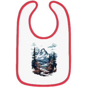 Discover Midnight Mountain Serenity Bibs