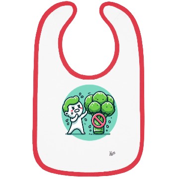 Discover No Broccoli – Funny Anti-Veggie Design Bibs