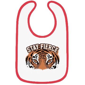 Discover Tiger Stay Fierce for a Tiger lovers Bibs