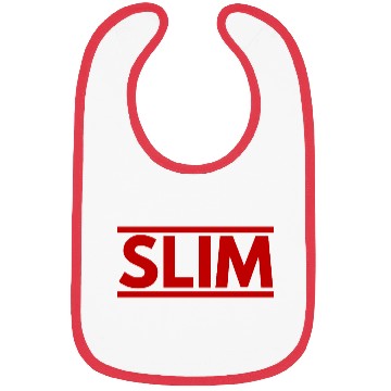 Discover SLIM Minimalist Bold Typography Bibs