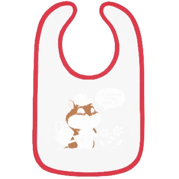Discover I'm Growing On You Cute Gardening Hamster Art Bibs