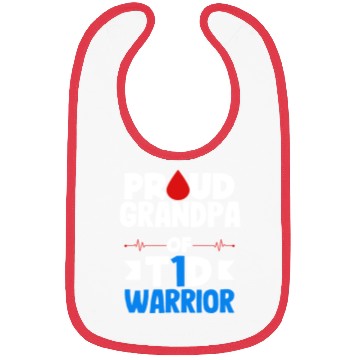 Discover Proud Grandpa Of T1D Warrior Diabetes Type 1 Bibs