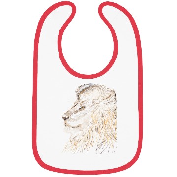 Discover "Golden Lion" Jamie's Hand-Drawn Cat Collection Bibs
