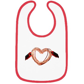 Discover Heart shaped USB cable Bibs
