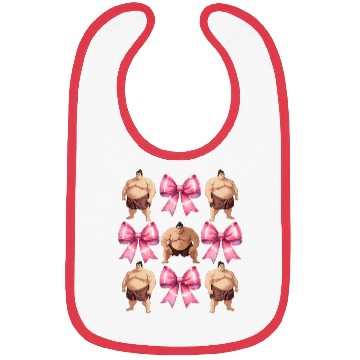 Discover Coquette Bow Sumo Wrestling Japanese Sumo Wrestler Bibs