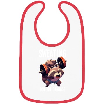 Discover Raccoon Weightlifting Workout Gym Gift Bibs