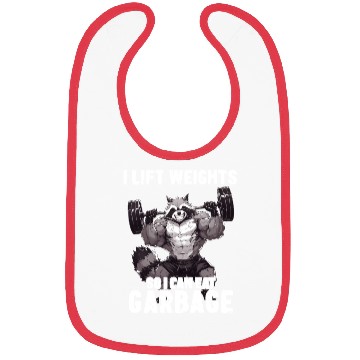 Discover Raccoon Gym Workout Weightlifting Gift Bibs
