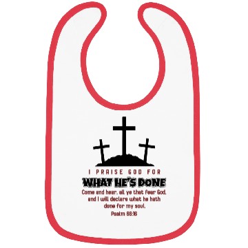 Discover I Praise God For What He's Done Happy Easter Bibs