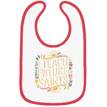 Discover I Teach Future Saints 5 Bibs