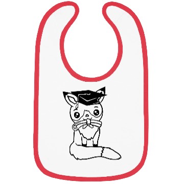 Discover Fox High School Diploma Certificates College Hat Bibs