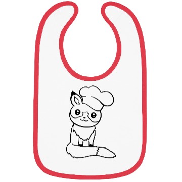 Discover Fox Cooking Hat Restaurant Kitchen Happy Fun Bibs