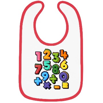 Discover Funny Numbers Day Maths Back To School Teacher Kid Bibs