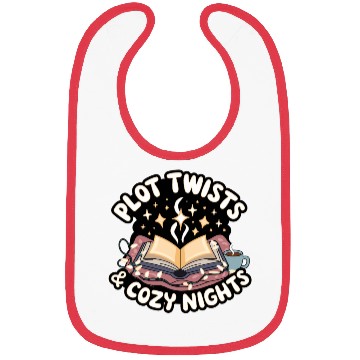 Discover Bookworm Girl Aesthetic Bibs
