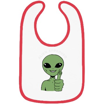 Discover Alien Approved Retro Sci-Fi Bibs