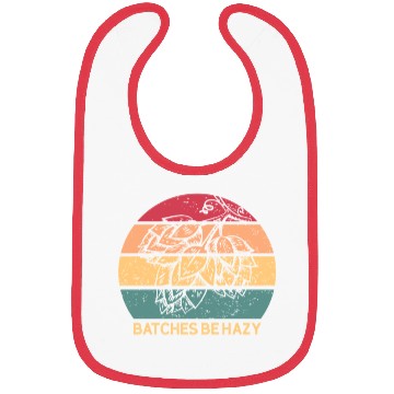 Discover Batches Be Hazy Hops Retro Sunset IPA Brewing Beer Bibs