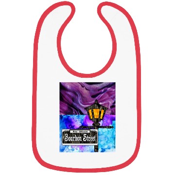 Discover Purple Bourbon Street Lamp Post Bibs