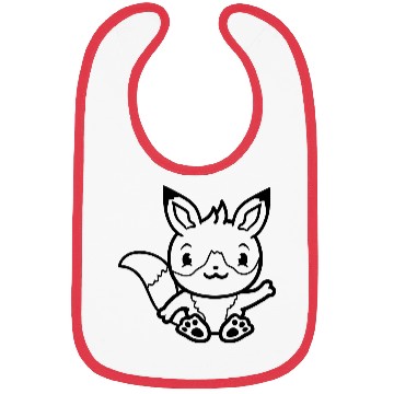 Discover Red Fox Forest Animal Cunning Smart Cute Wild Dog Bibs