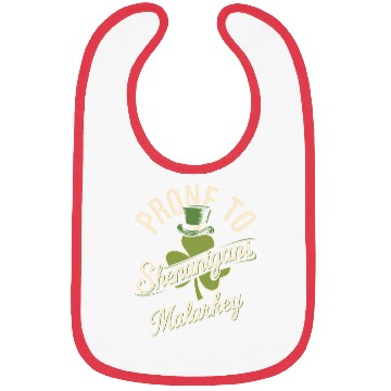 Discover Prone To Shenanigans & Malarkey St Patrick's Day Bibs