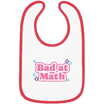 Discover Bad at Math Bibs
