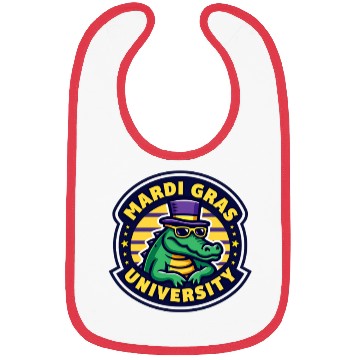 Discover Mardi Gras University Alligator Men's Mardi Gras Bibs