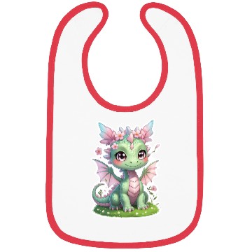Discover cute dragon (spring) Bibs
