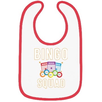 Discover Bingo Squad Bingo Card Player Gift Bibs