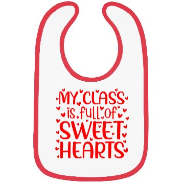 Discover My Class is Full of Sweethearts, Valentine day Bibs