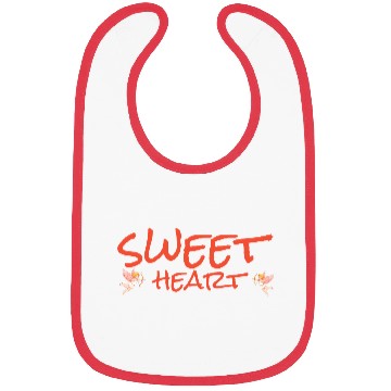 Discover Whimsical Cupid Heart Illustration Bibs