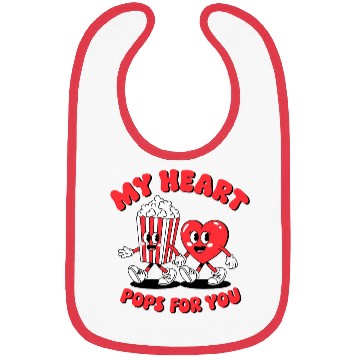 Discover My Heart POPS For You Bibs