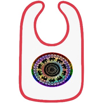 Discover The colorful elephant! Bibs