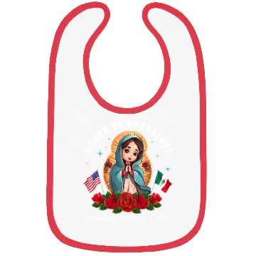 Discover Our Lady of Guadalupe Gracias Madre Mia Mexico Bibs