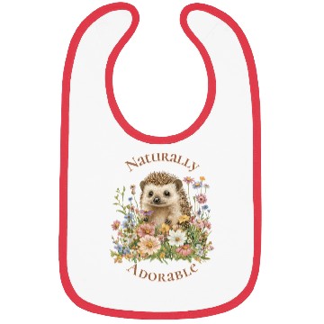 Discover Naturally adorable - hedgehog Bibs