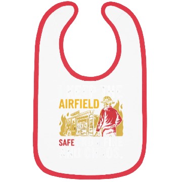 Discover Airport Firefighter Fire Rescue Fireman Firewoman Bibs