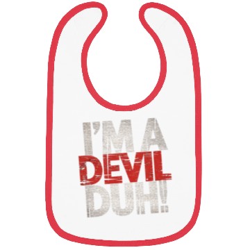 Discover I'm A Devil Duh 13 Bibs