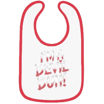 Discover I'm A Devil Duh 11 Bibs