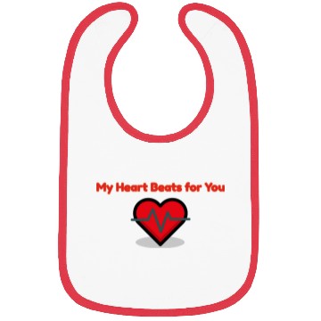 Discover My Heart Beats for You -Funny Doctor Valentine Bibs