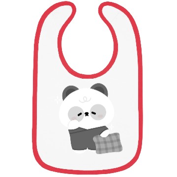 Discover Sleepy Panda Bibs