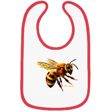 Discover Bee Happy Bibs