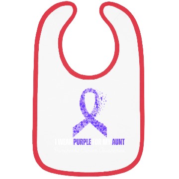 Discover I Wear Purple For My Anut Bibs