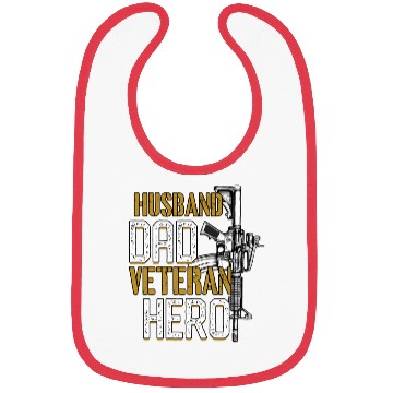 Discover Dysfunctional Veteran Husband Dad Veteran Hero Bibs