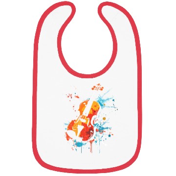 Discover Violin Streetart Bibs