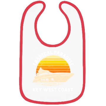 Discover Florida TROPICAL PARADISE KEY-WEST COAST Bibs