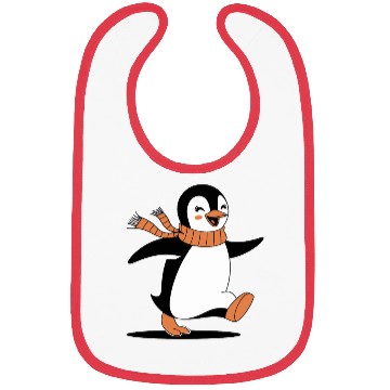 Discover Happy Penguin Running Jogging Adventure Bibs