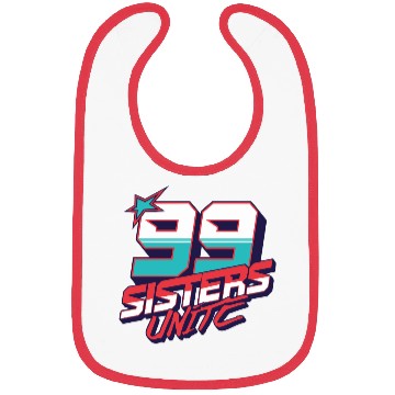 Discover 99 Sisters Unite Bold Retro Sports Bibs