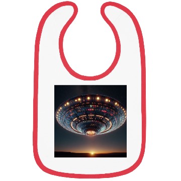 Discover Alien spaceship Bibs