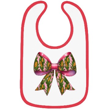 Discover Coquette Bow Corn Pattern Farmer Farming Bibs