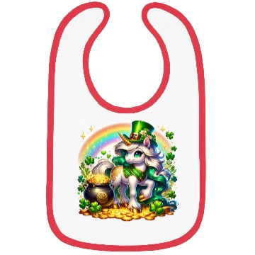 Discover Lucky Charm Unicorn – St. Patrick’s Day Magic Bibs